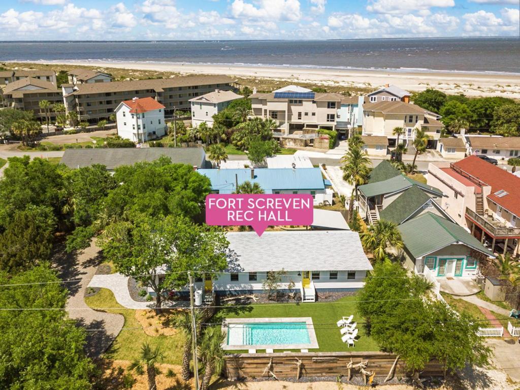 Villa Fort Screven Rec Hall à Tybee Island Extérieur photo